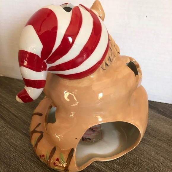 Holiday Cat  Tealight Holder - Picture 4 of 12